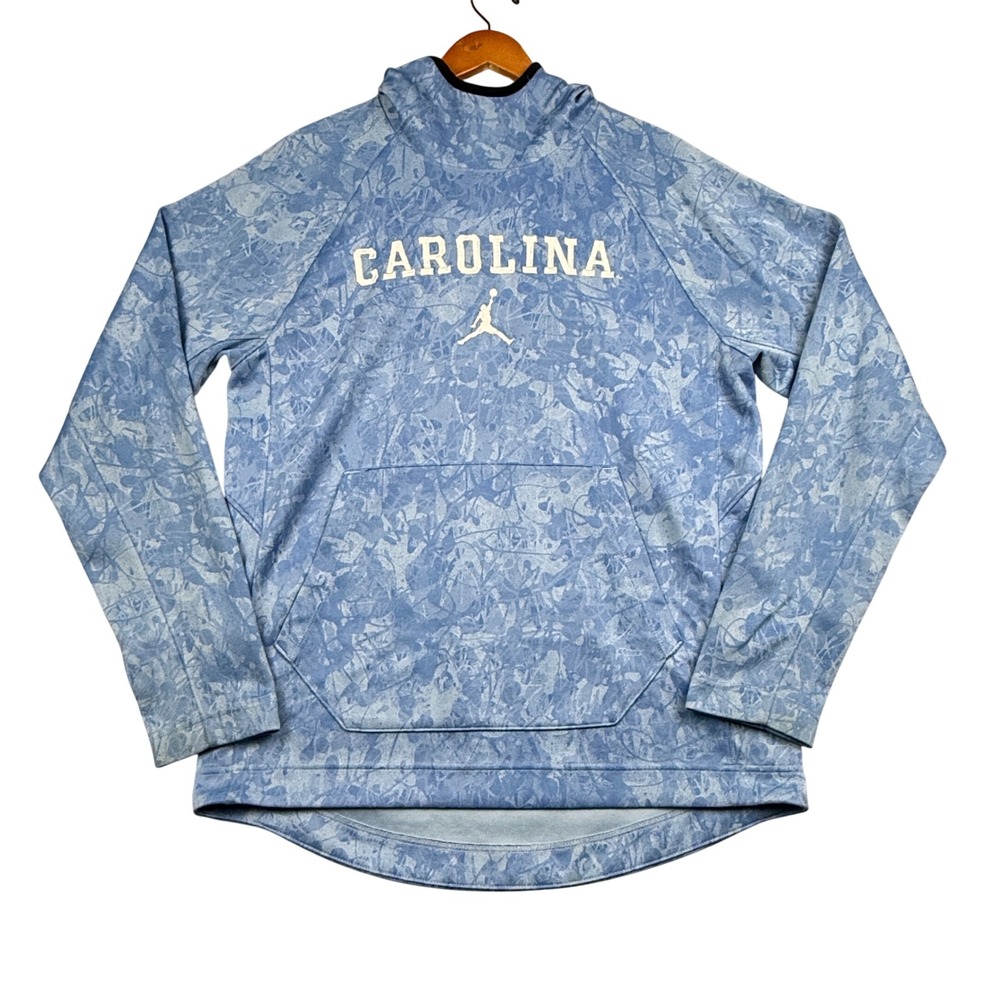 North Carolina Tar Heels Jordan Brand Therma-FIT Hoodie Mens Medium Blue
